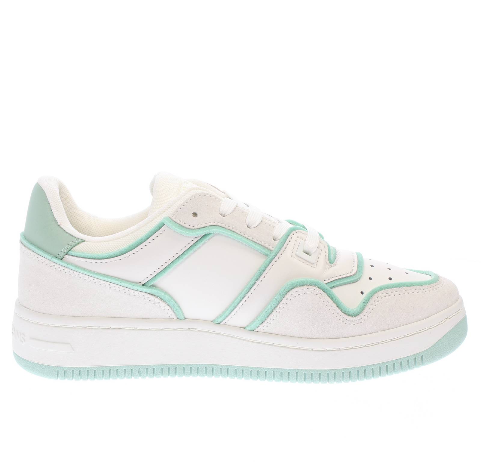 TOMMY HILFIGER Retro Basket Foam Edge - Sneakers in Pelle Donna beige Foto 2