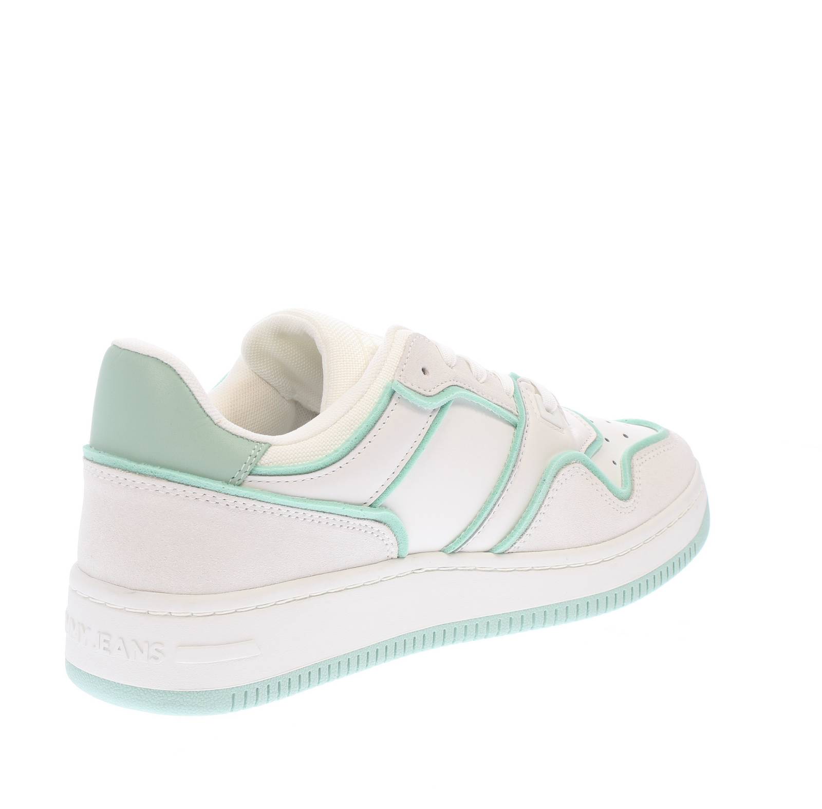 TOMMY HILFIGER Retro Basket Foam Edge - Sneakers in Pelle Donna beige Foto 4
