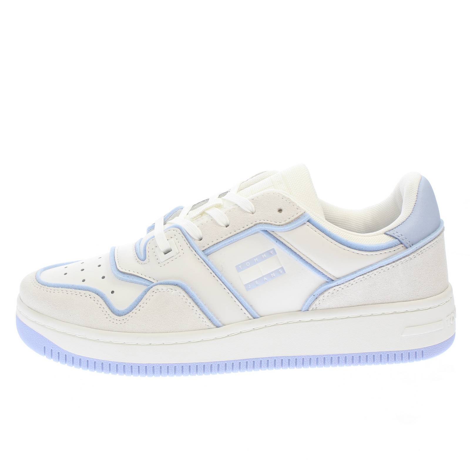 TOMMY HILFIGER Retro Basket Foam Edge - Sneakers in Pelle Donna beige Foto 3