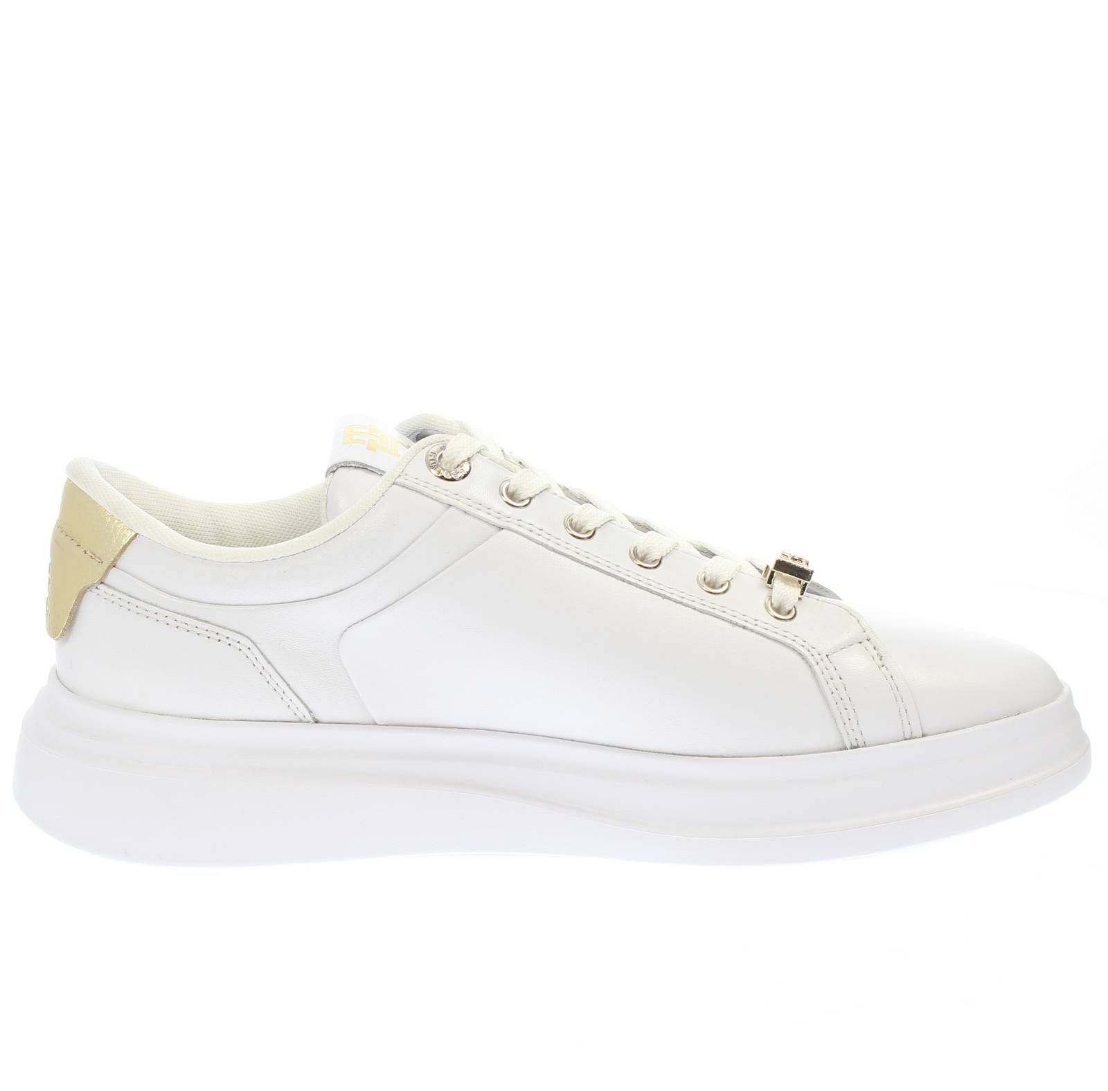 TOMMY HILFIGER Court Point - Sneakers basse in Pelle Donna bianco Foto 2