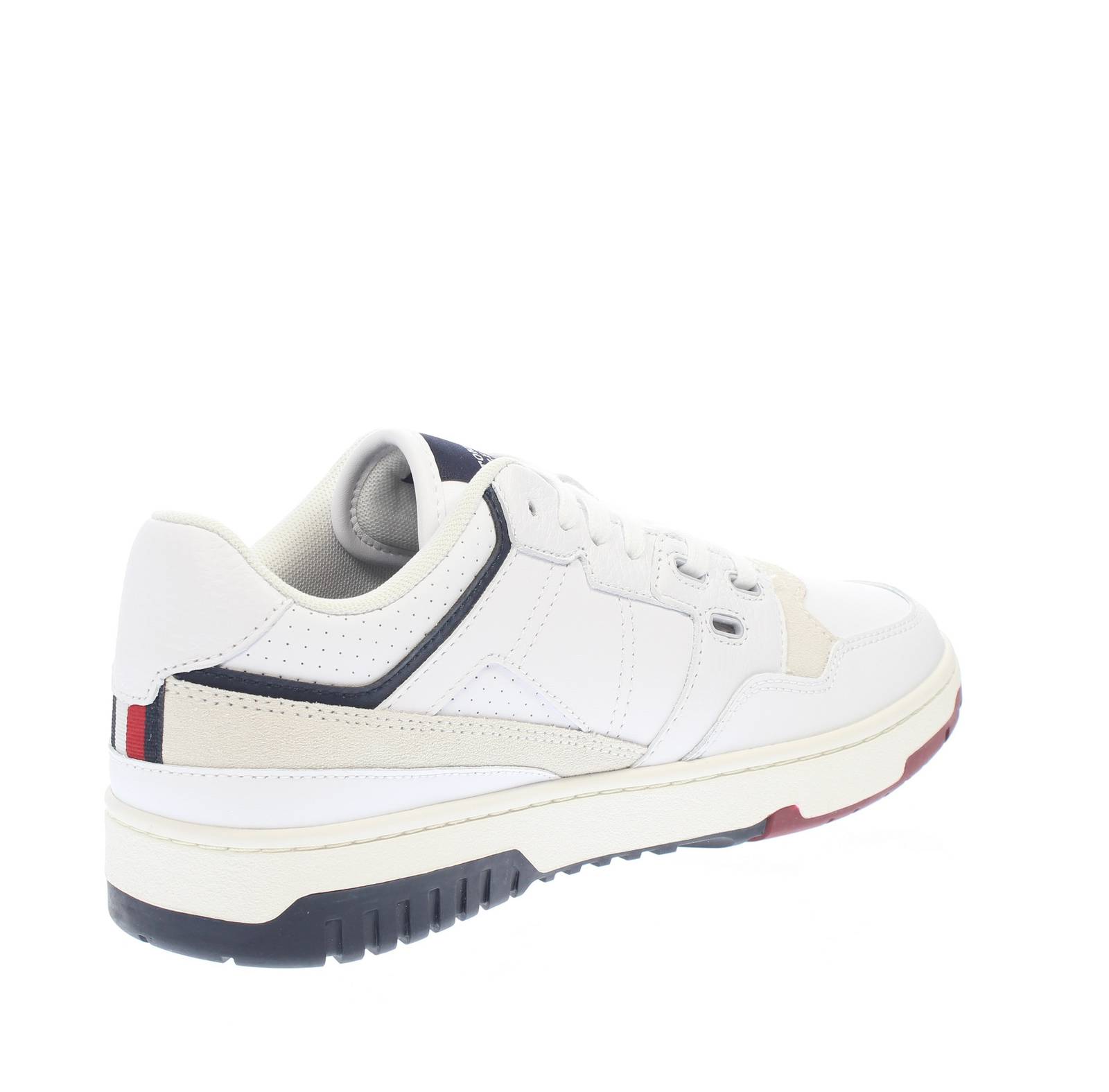 TOMMY HILFIGER Basket Street - Sneakers basse in Pelle Uomo bianco Foto 4