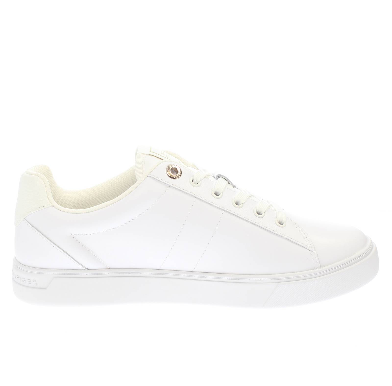 TOMMY HILFIGER Elevated Court - Sneakers in Pelle Donna bianco Foto 2