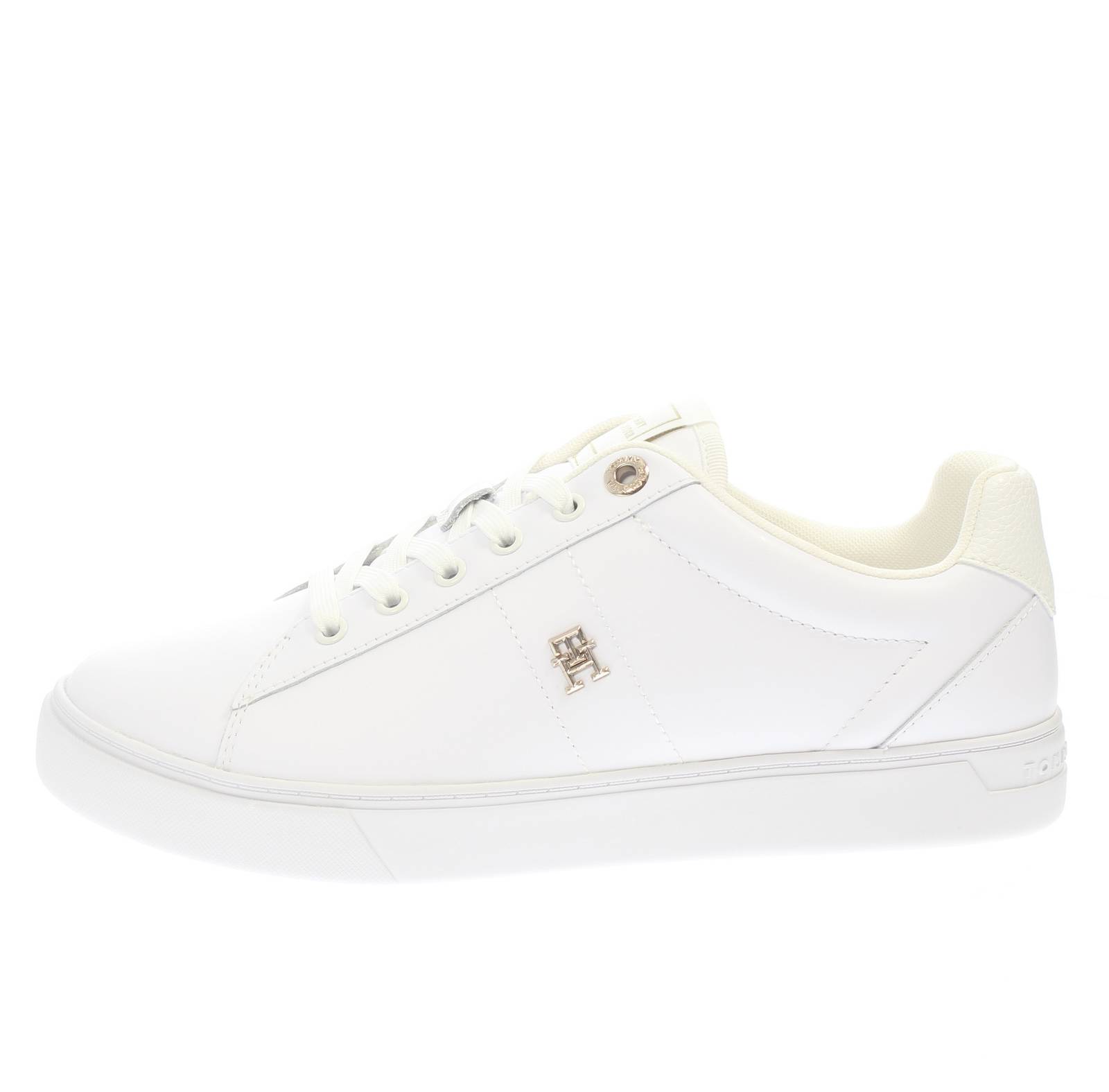 TOMMY HILFIGER Elevated Court - Sneakers in Pelle Donna bianco Foto 3
