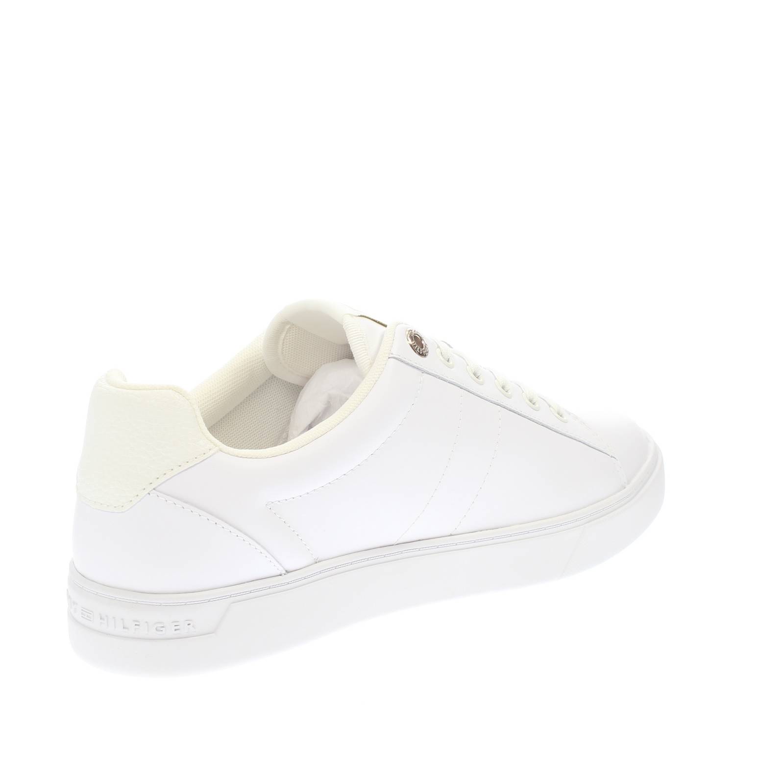TOMMY HILFIGER Elevated Court - Sneakers in Pelle Donna bianco Foto 4
