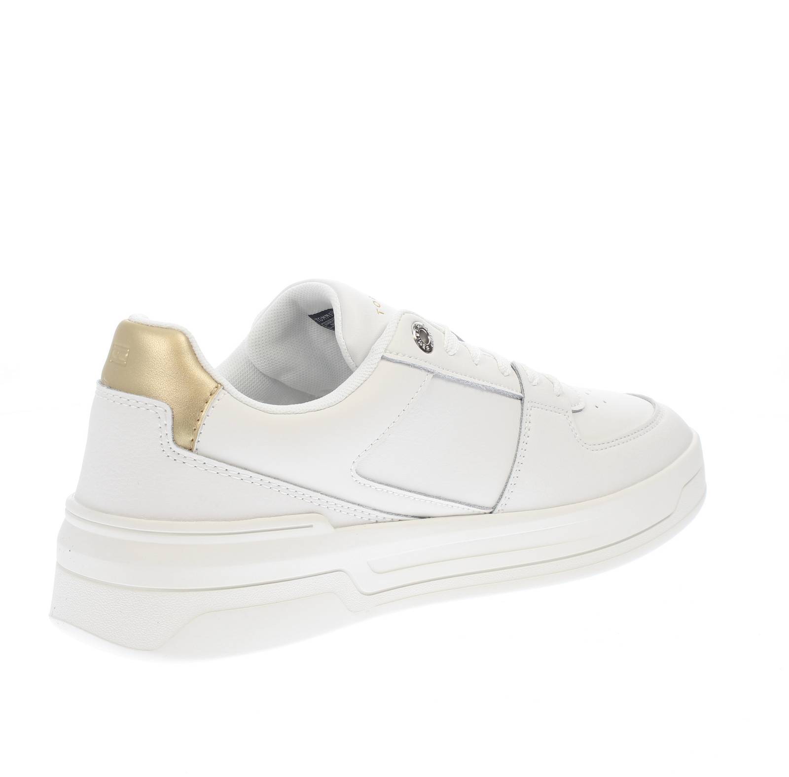 TOMMY HILFIGER Basket Gold Essential - Sneakers in Pelle Donna beige Foto 4
