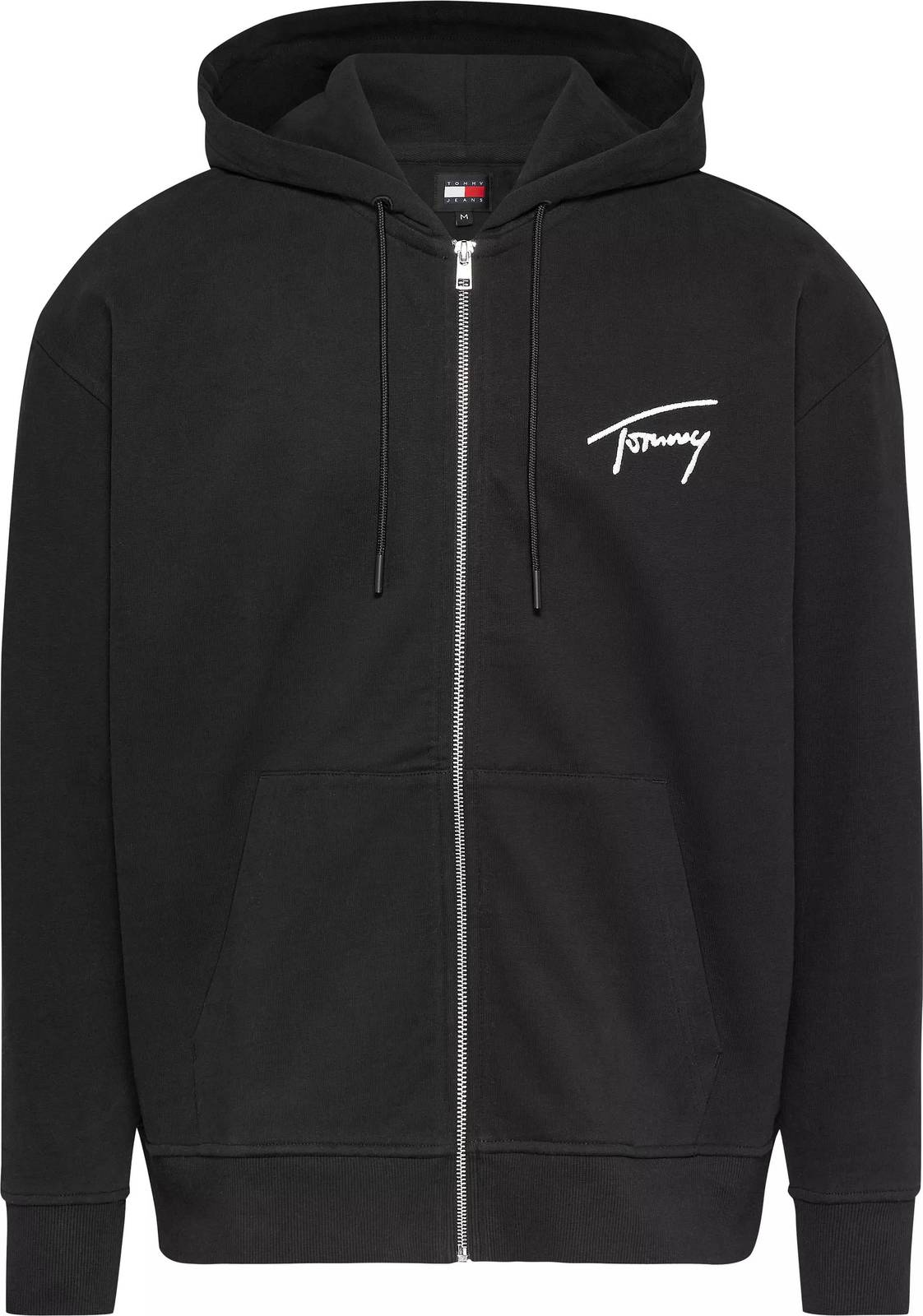TOMMY HILFIGER Rlx Signature Zip-Thru Ext - Sweatshirt mit Reißverschluss Herren schwarz