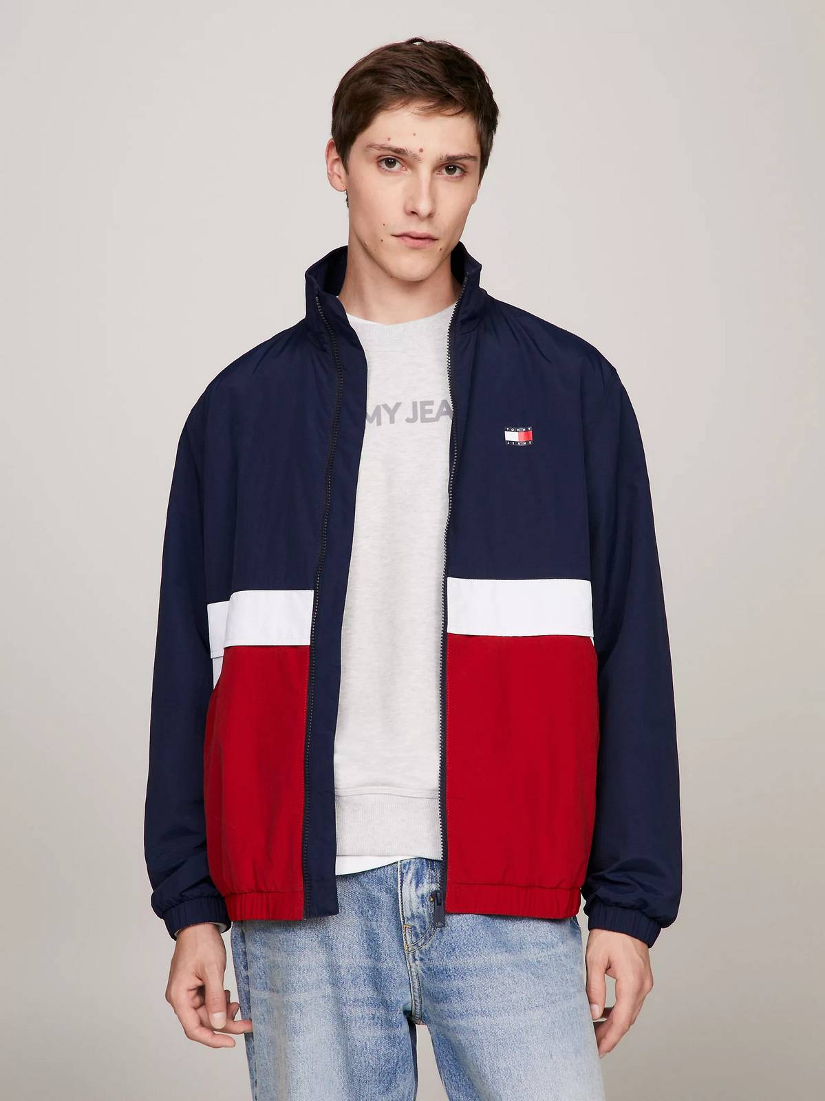 TOMMY HILFIGER Veste essentielle Colorblok Homme bleu Photo 2