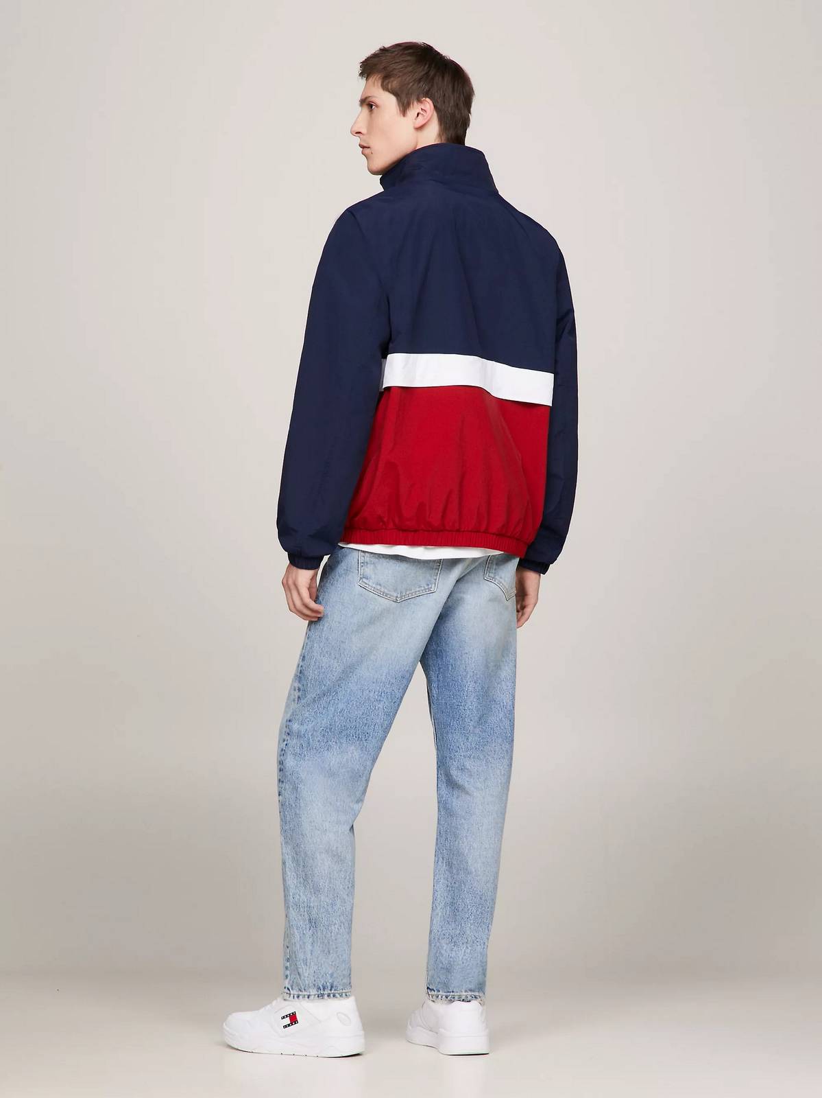 TOMMY HILFIGER Veste essentielle Colorblok Homme bleu Photo 3