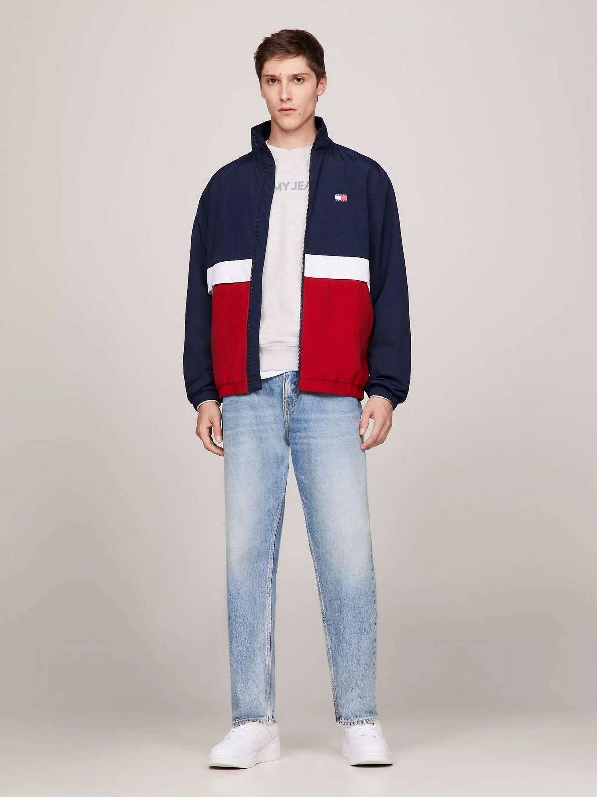 TOMMY HILFIGER Veste essentielle Colorblok Homme bleu Photo 4