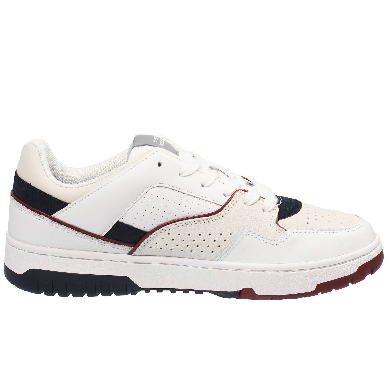 TOMMY HILFIGER Modern Street - Low Leather Sneakers Man white Photo 2
