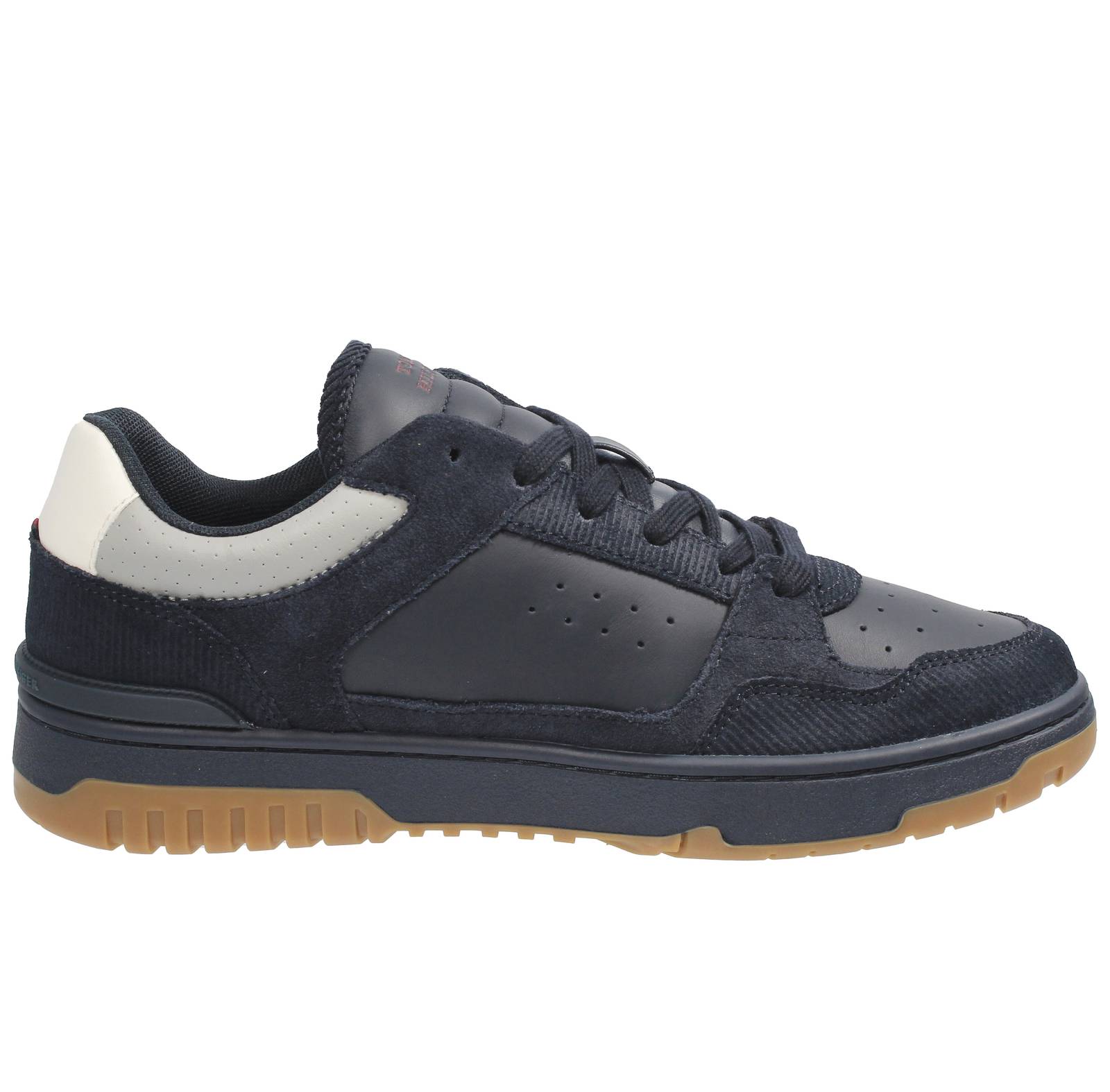 TOMMY HILFIGER Basket Street - Sneakers basse in Pelle Uomo blu Foto 2