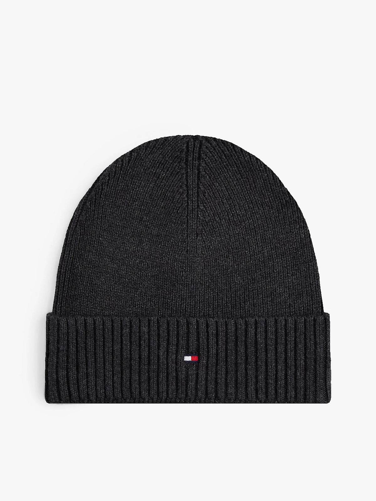 TOMMY HILFIGER bonnet drapeau Homme gris Photo 1
