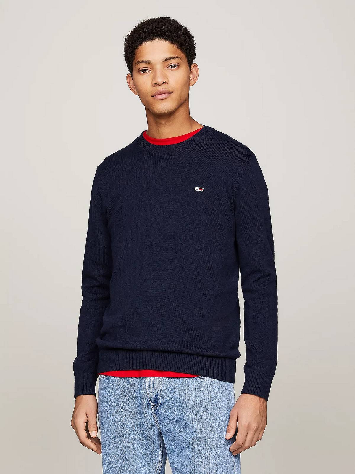 TOMMY HILFIGER  PULLOVER UNERLÄSSLICH Herren blau Foto 2