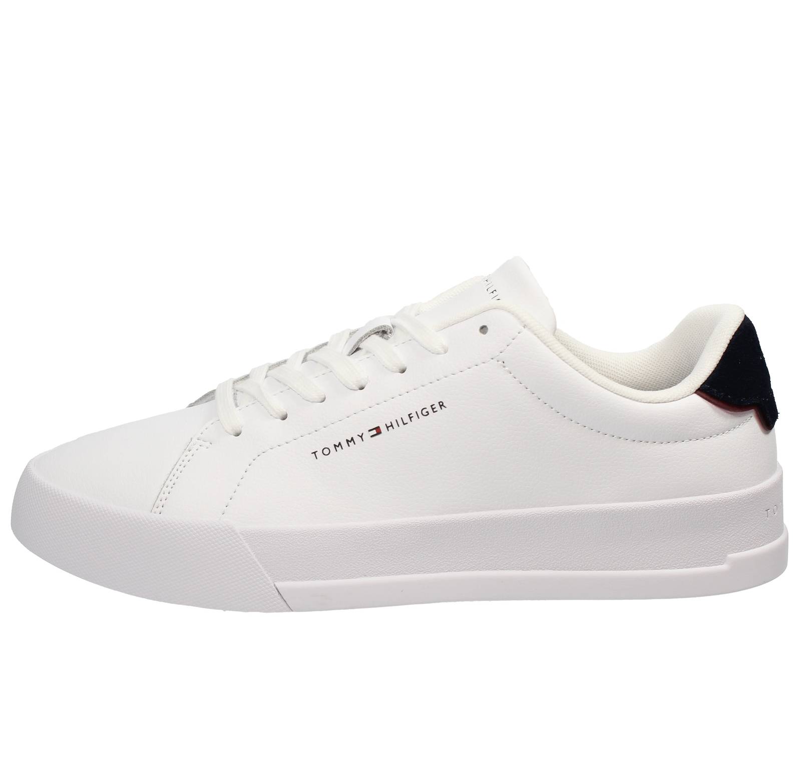 TOMMY HILFIGER Court Leather - Low Leather Sneakers Man white Photo 3