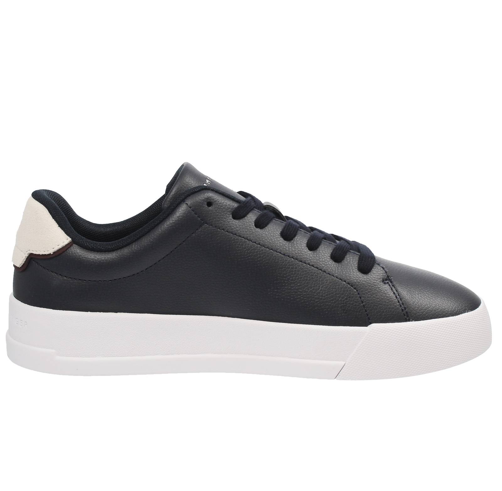 TOMMY HILFIGER Court Leather - Low Leather Sneakers Man blue Photo 2