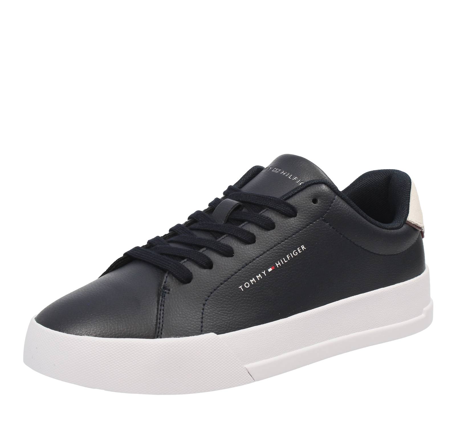 TOMMY HILFIGER Court Leather - Sneakers basses en cuir Homme bleu