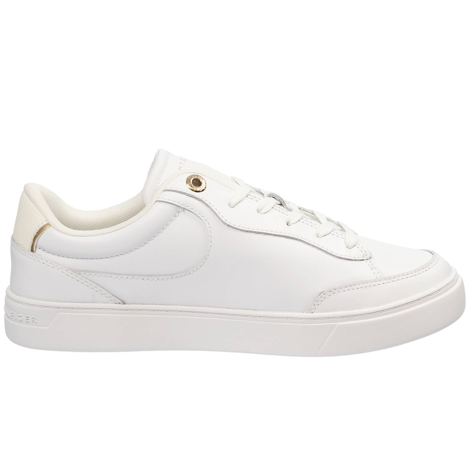 TOMMY HILFIGER Essentiali Chic Court - Sneakers in Pelle Donna bianco Foto 2