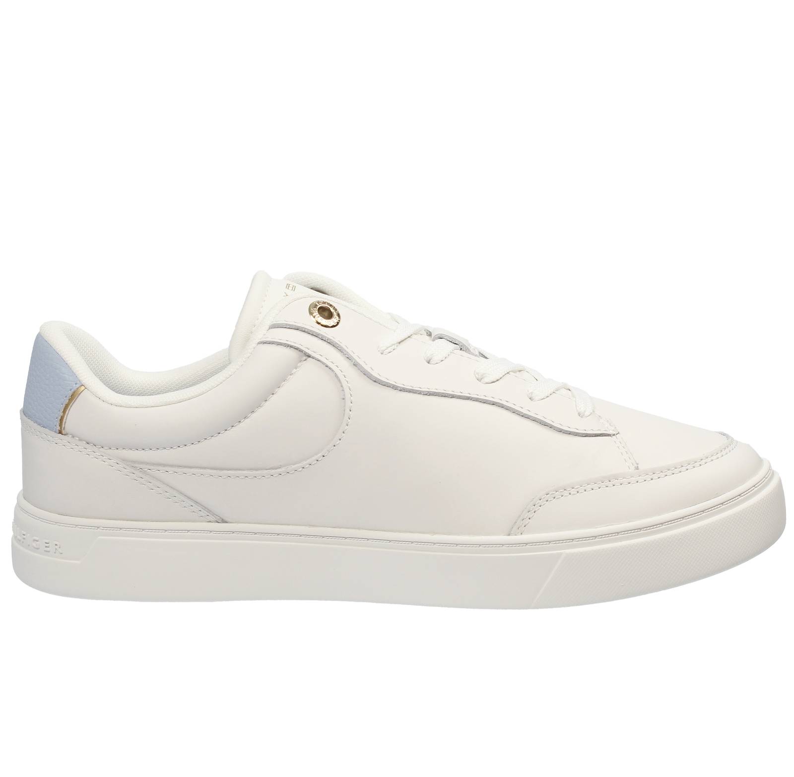 TOMMY HILFIGER Essentiali Chic Court - Sneakers in Pelle Donna bianco Foto 2