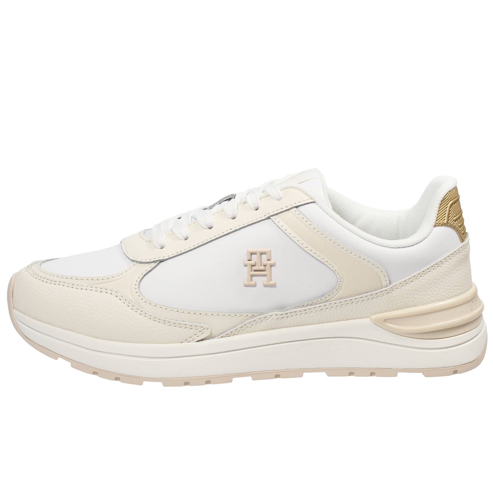 TOMMY HILFIGER Casual Fashion Runner - Sneakers in Pelle Donna bianco Foto 3