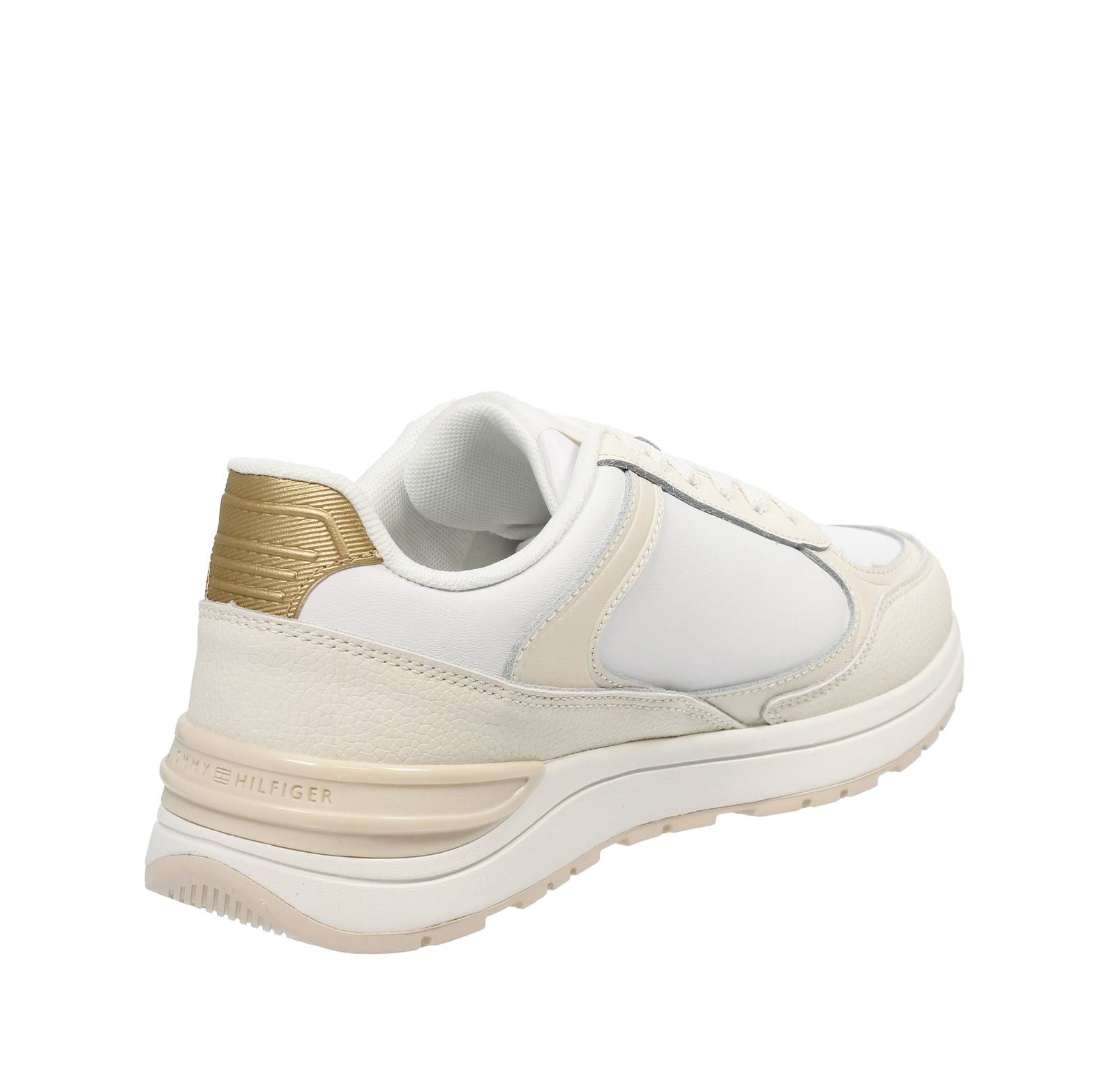 TOMMY HILFIGER Casual Fashion Runner - Sneakers in Pelle Donna bianco Foto 4