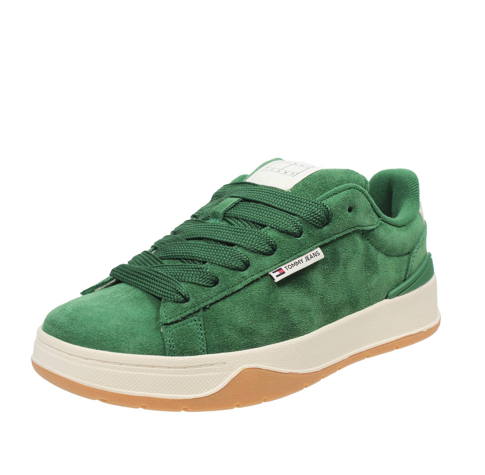 TOMMY HILFIGER TJM Skater - Sneakers in Suede Uomo verde