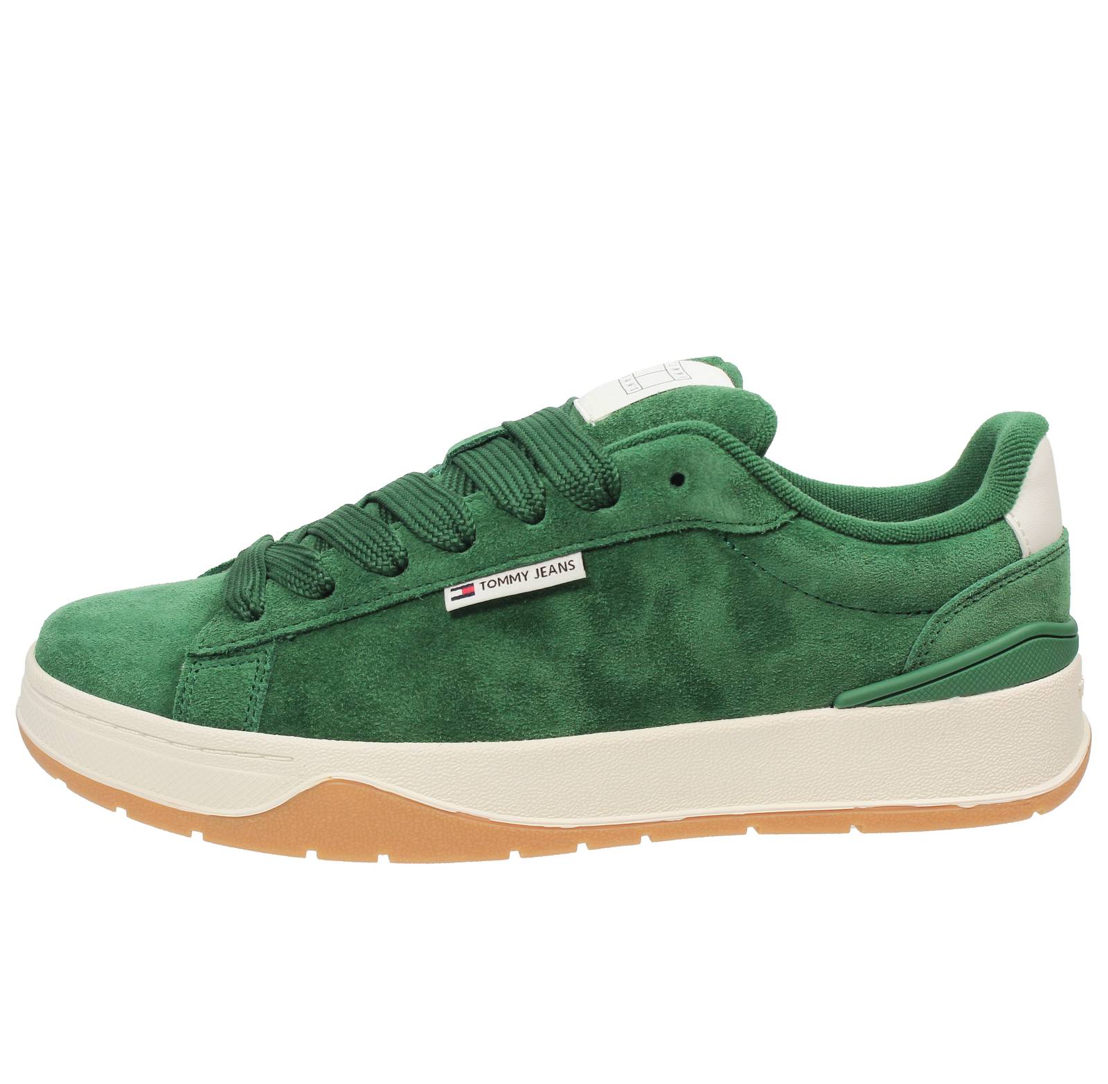TOMMY HILFIGER TJM Skater - Sneakers in Suede Man green Photo 3
