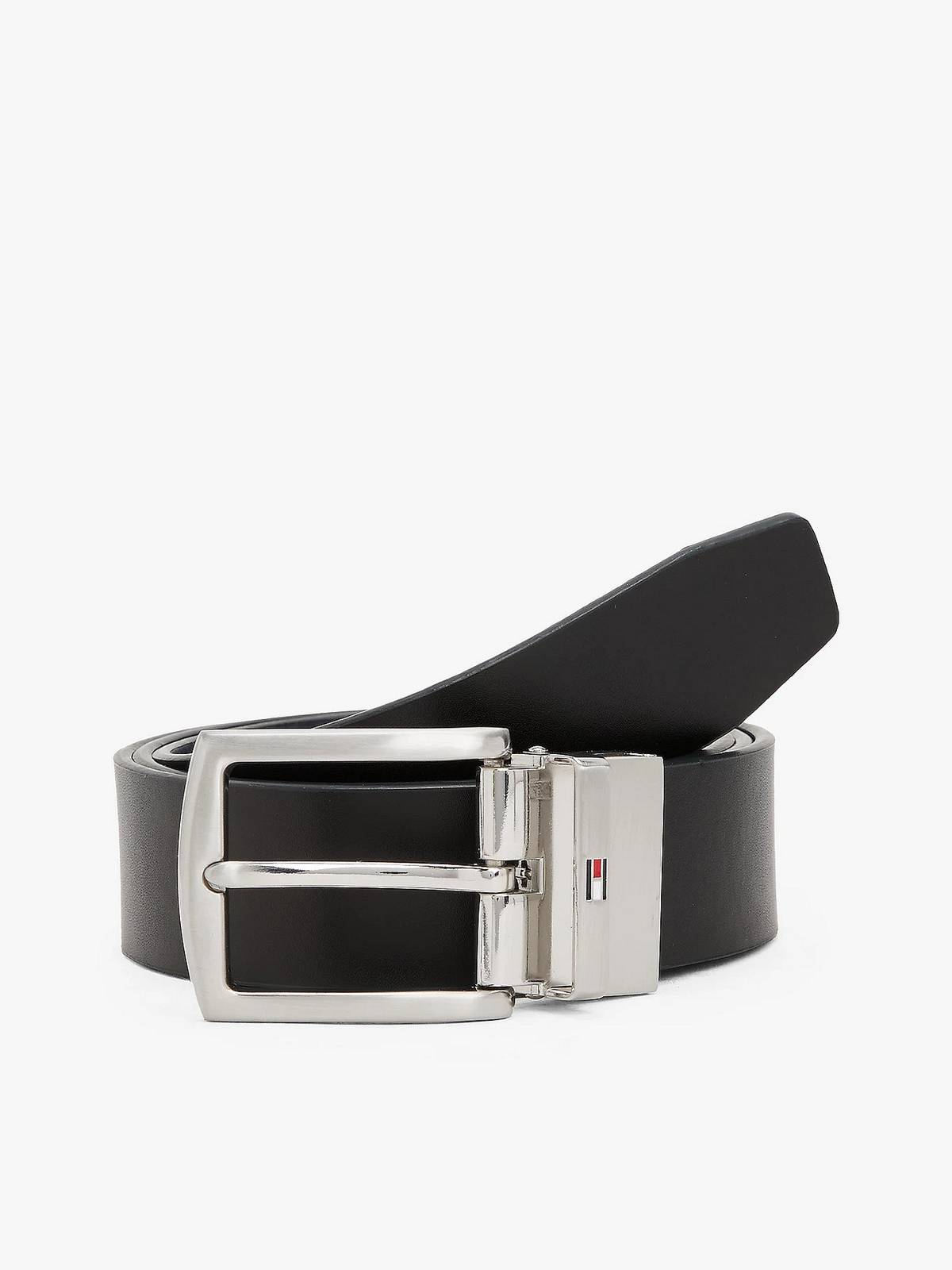 TOMMY HILFIGER TH Denton belt reverse Homme bleu