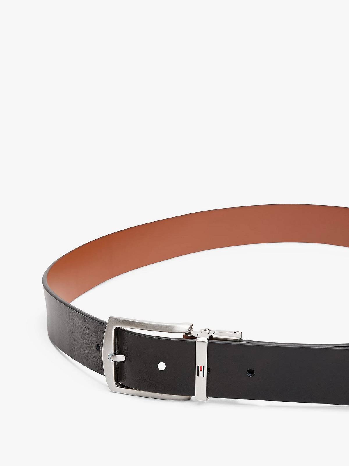 TOMMY HILFIGER TH Denton belt reverse Homme marron Photo 3