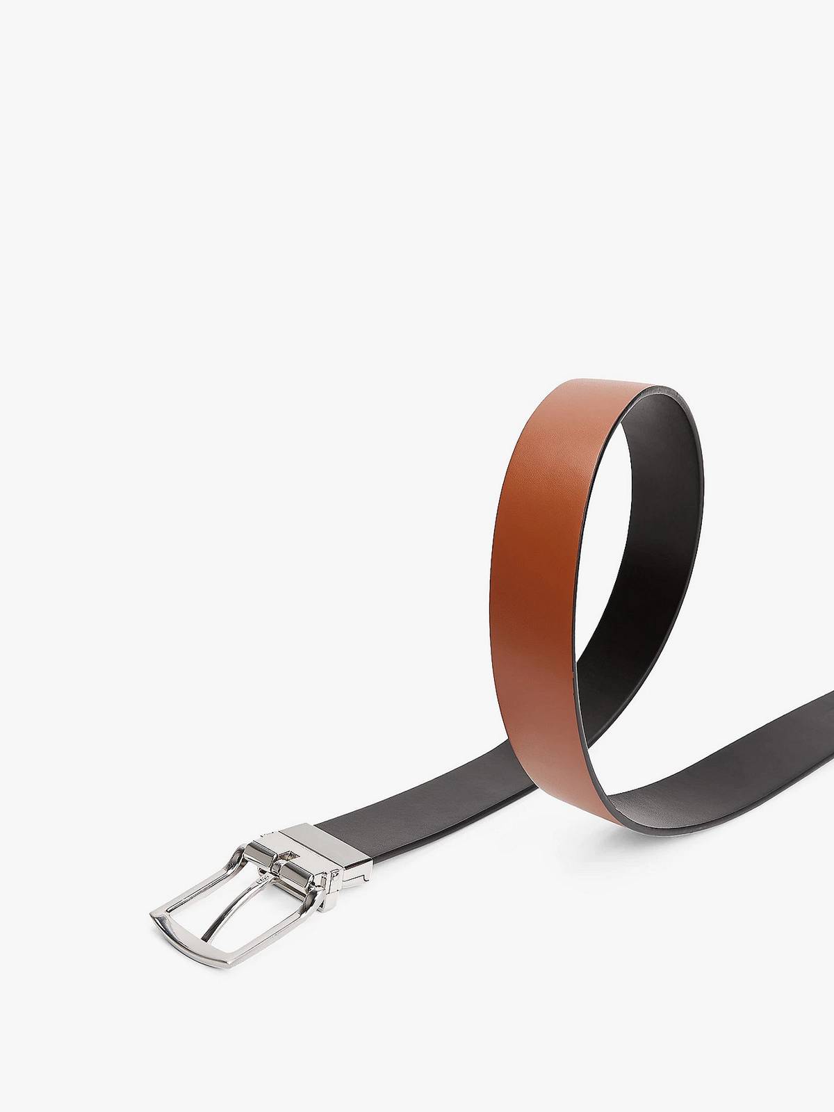 TOMMY HILFIGER TH Denton belt reverse Homme marron Photo 4