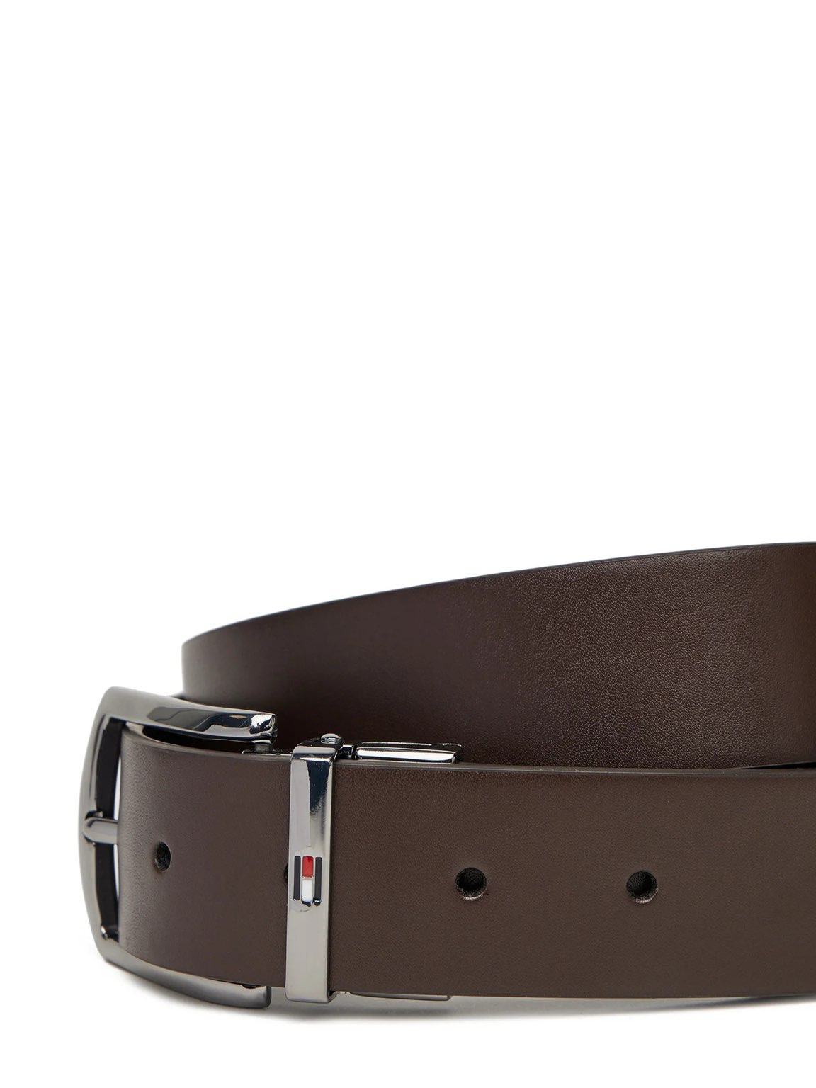 TOMMY HILFIGER TH Denton belt reverse Homme marron Photo 2