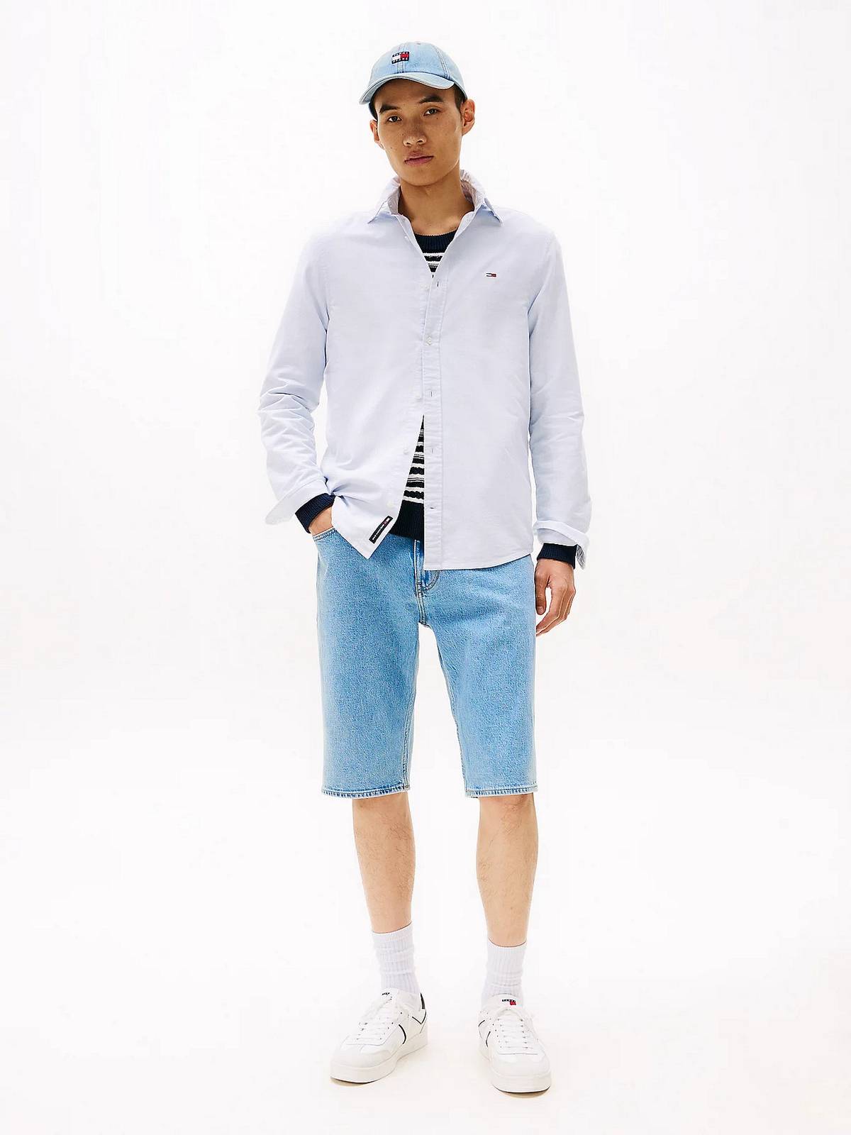 TOMMY HILFIGER Reguläres Oxford-Hemd Herren hellblau Foto 3