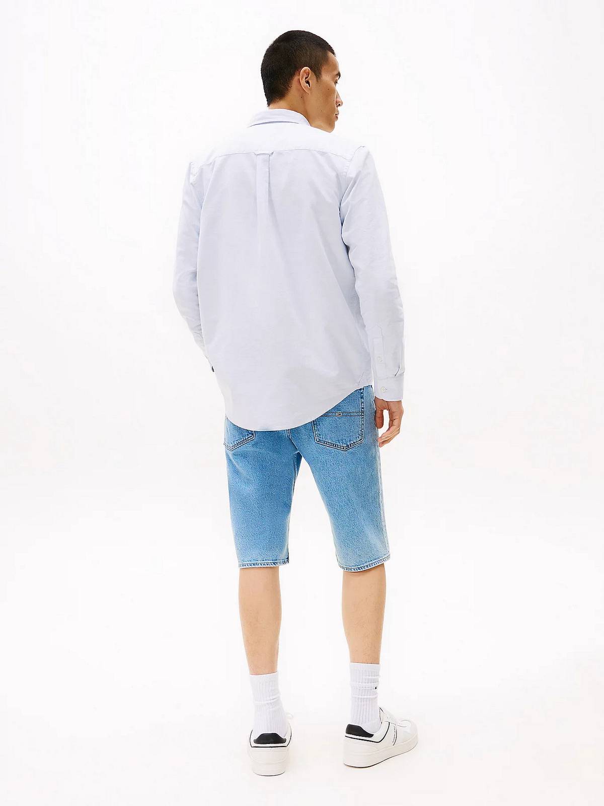 TOMMY HILFIGER Reguläres Oxford-Hemd Herren hellblau Foto 4