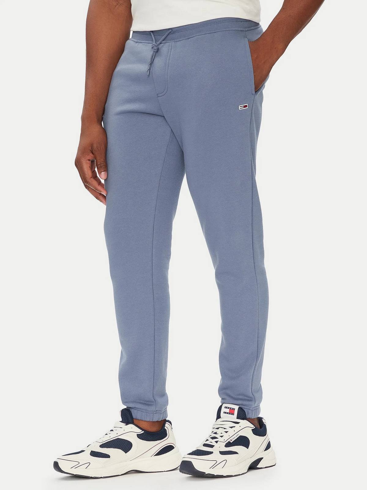 TOMMY HILFIGER Jogginghose schlank Herren blau