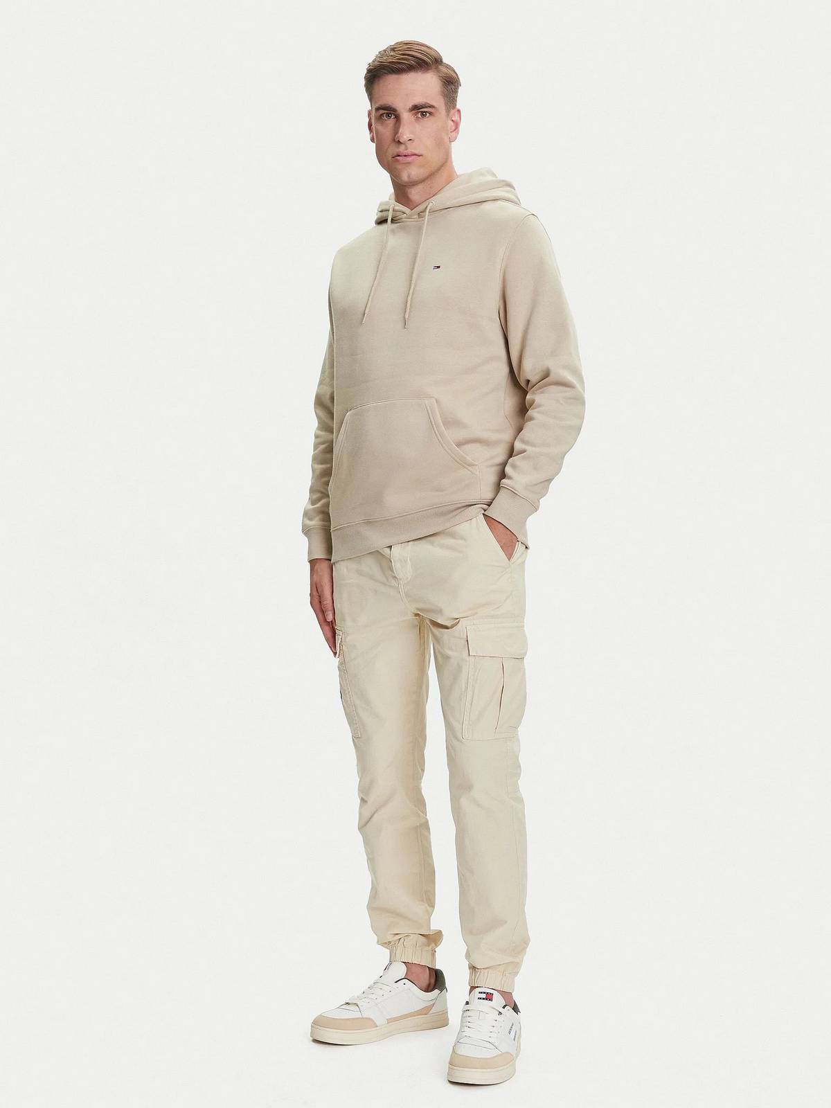 TOMMY HILFIGER Regular Hoodie Man beige Photo 3