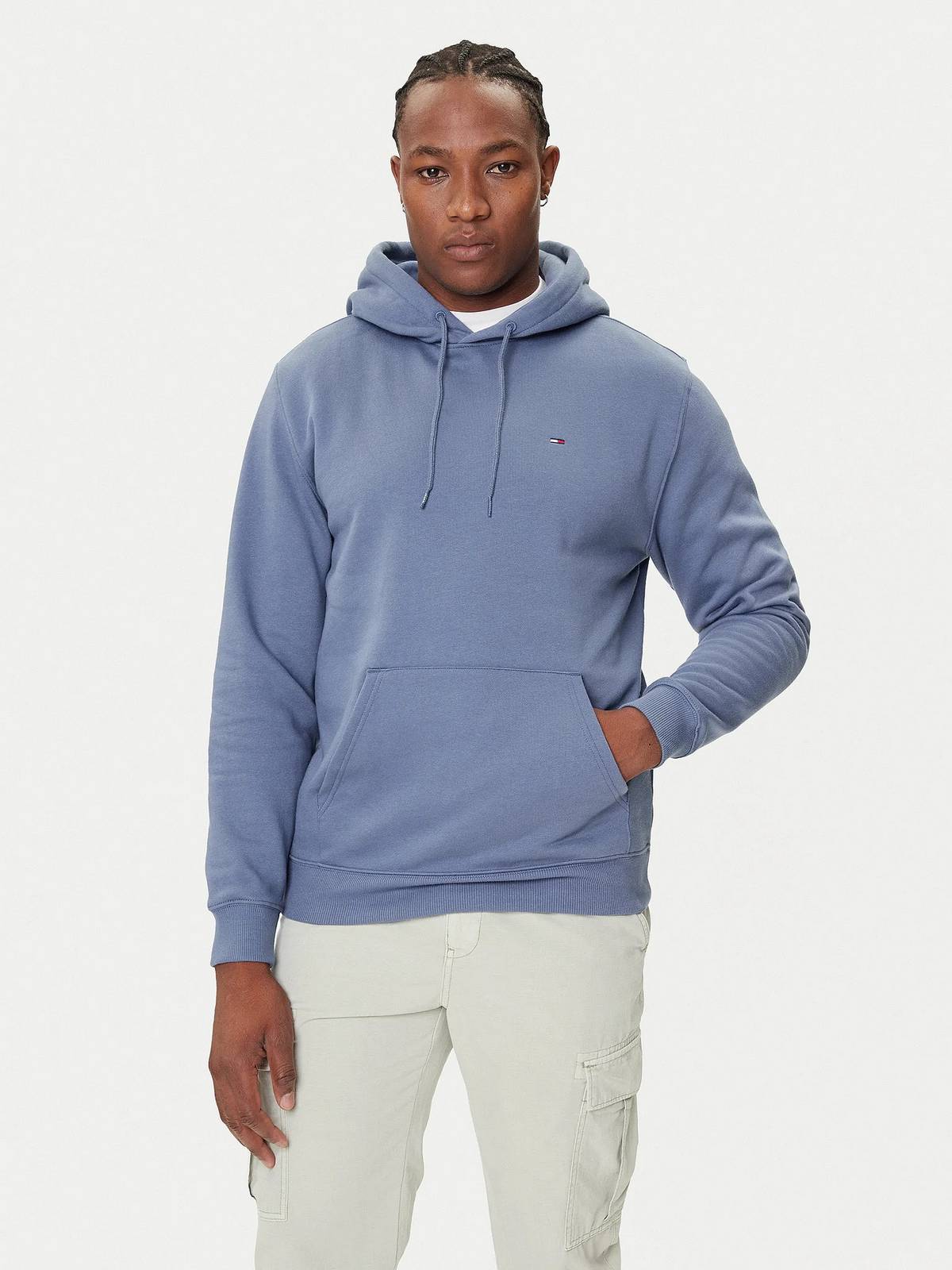 TOMMY HILFIGER Regular Hoodie Herren blau