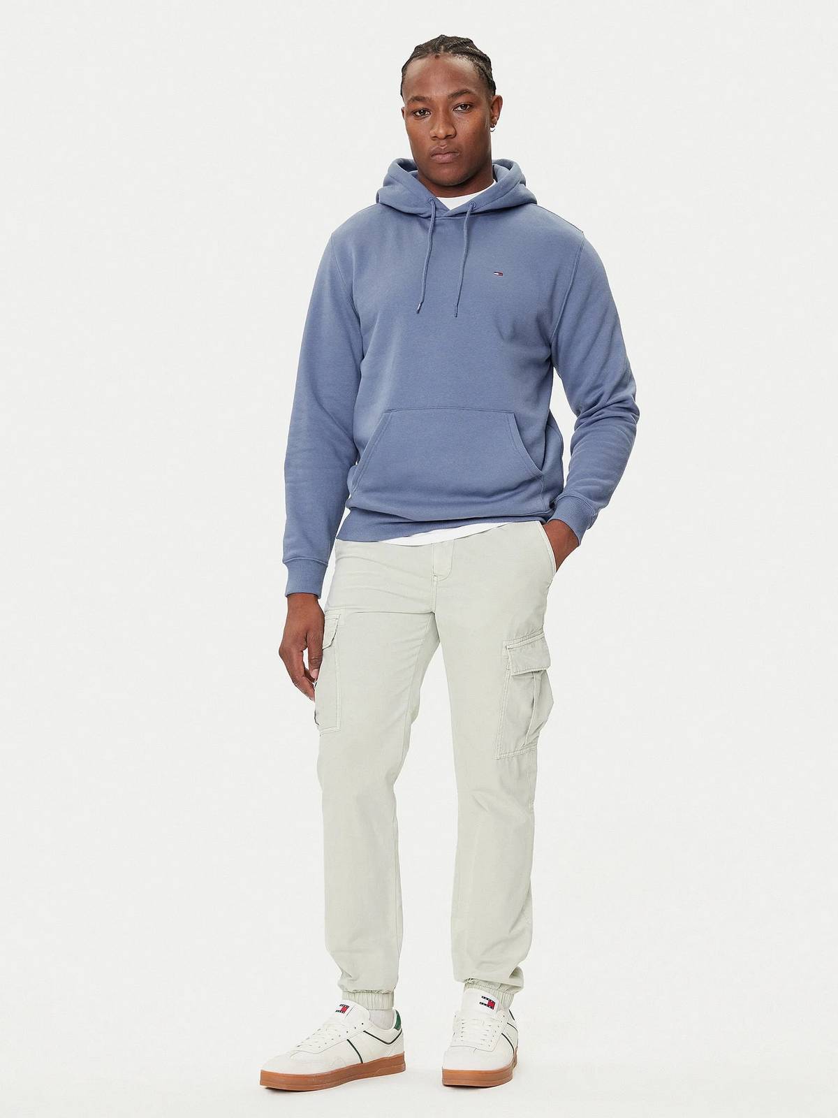 TOMMY HILFIGER Regular Hoodie Man blue Photo 3
