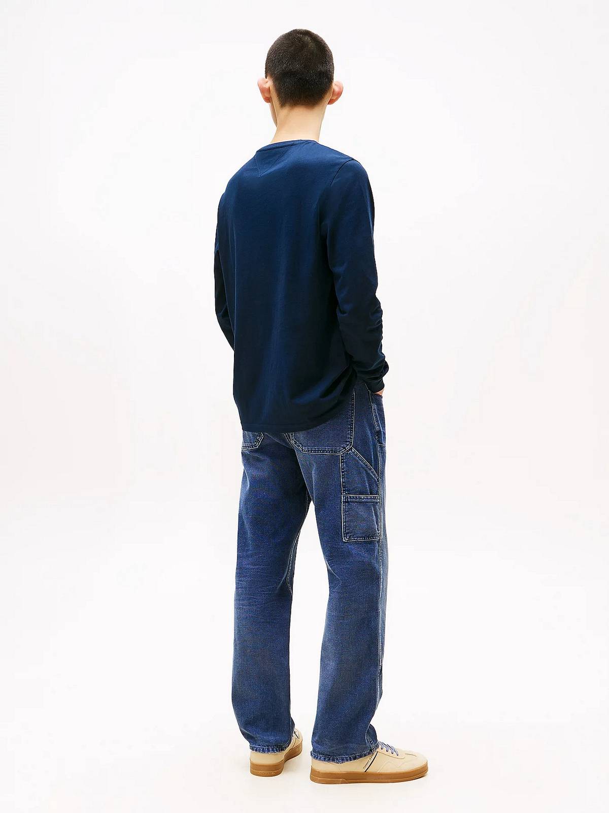 TOMMY HILFIGER Long Sleeve Tee Man blue Photo 5