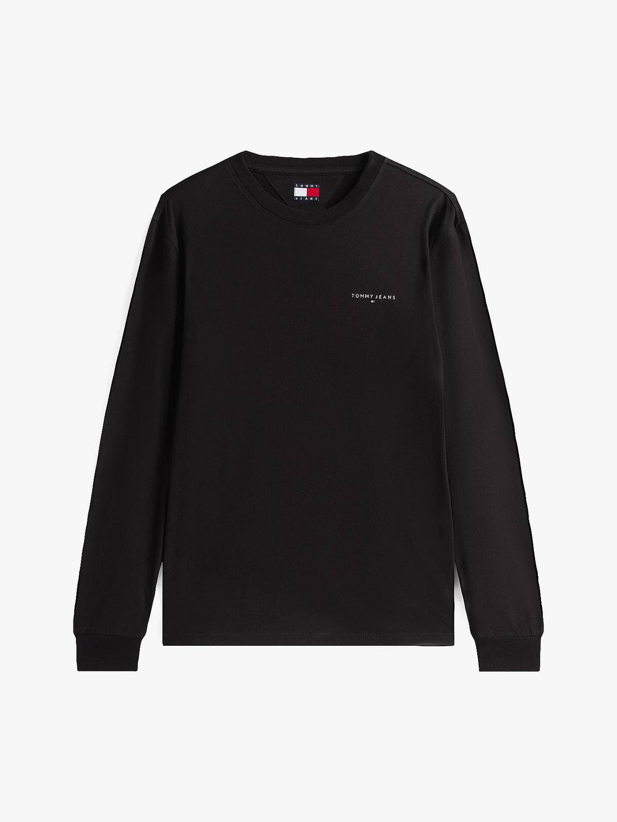 TOMMY HILFIGER Langärmeliges Tee Herren schwarz