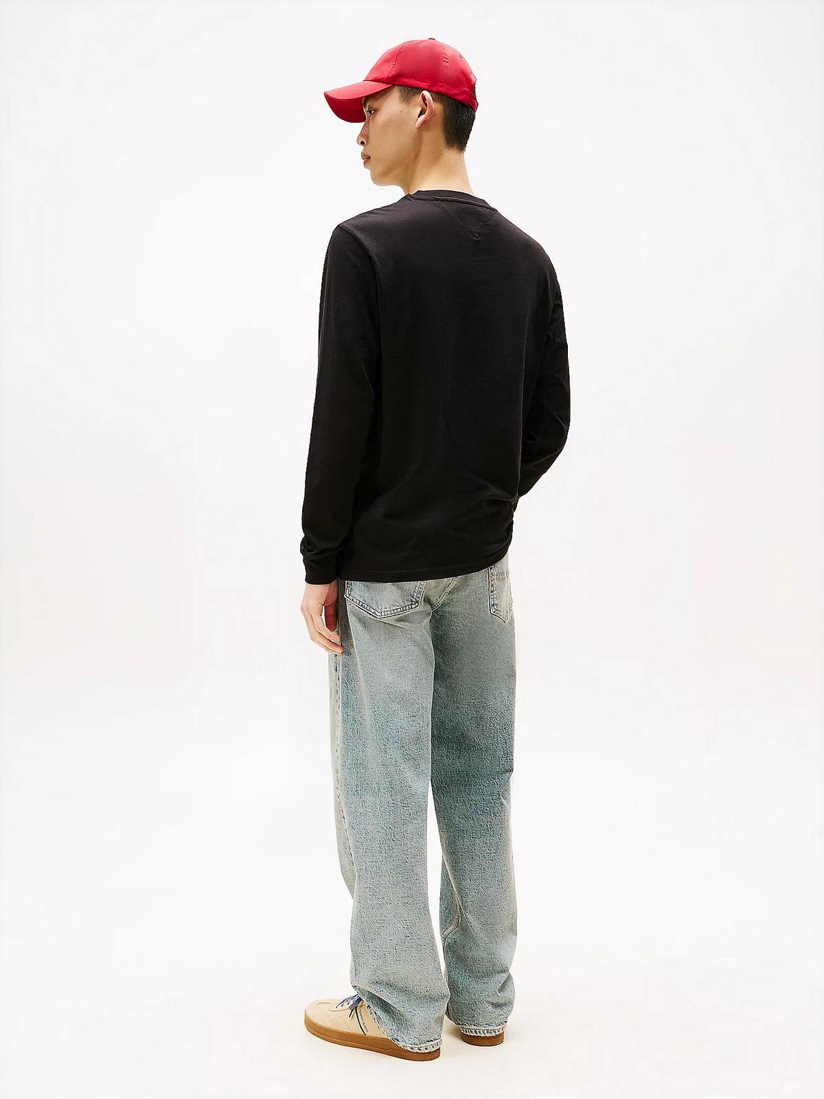 TOMMY HILFIGER Long Sleeve Tee Man black Photo 5
