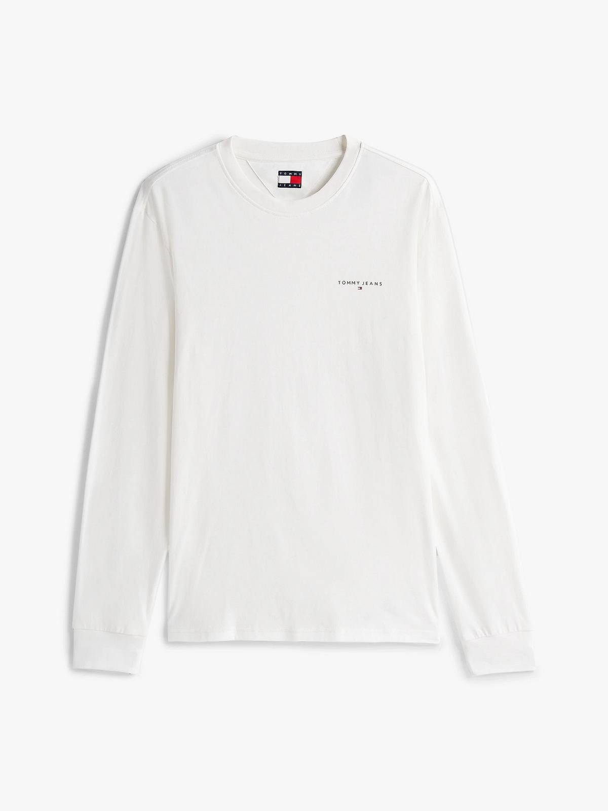 TOMMY HILFIGER Langärmeliges Tee Herren weiß