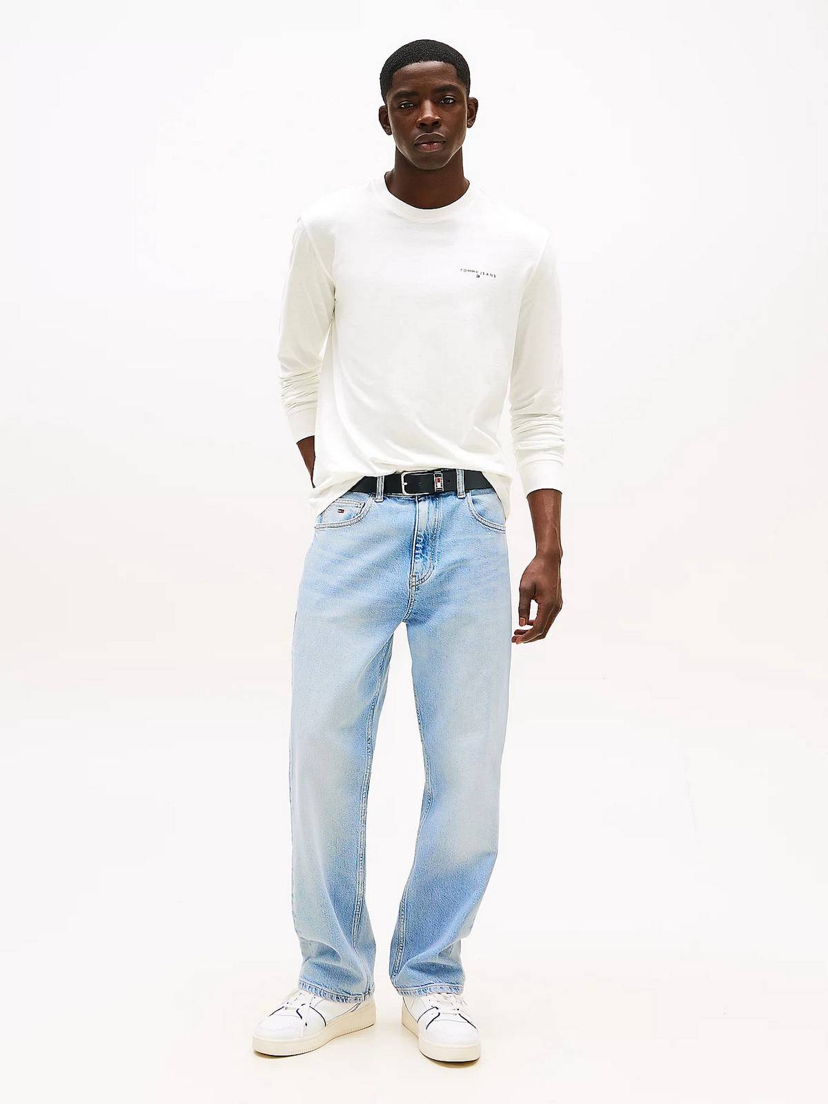 TOMMY HILFIGER Long Sleeve Tee Man white Photo 5