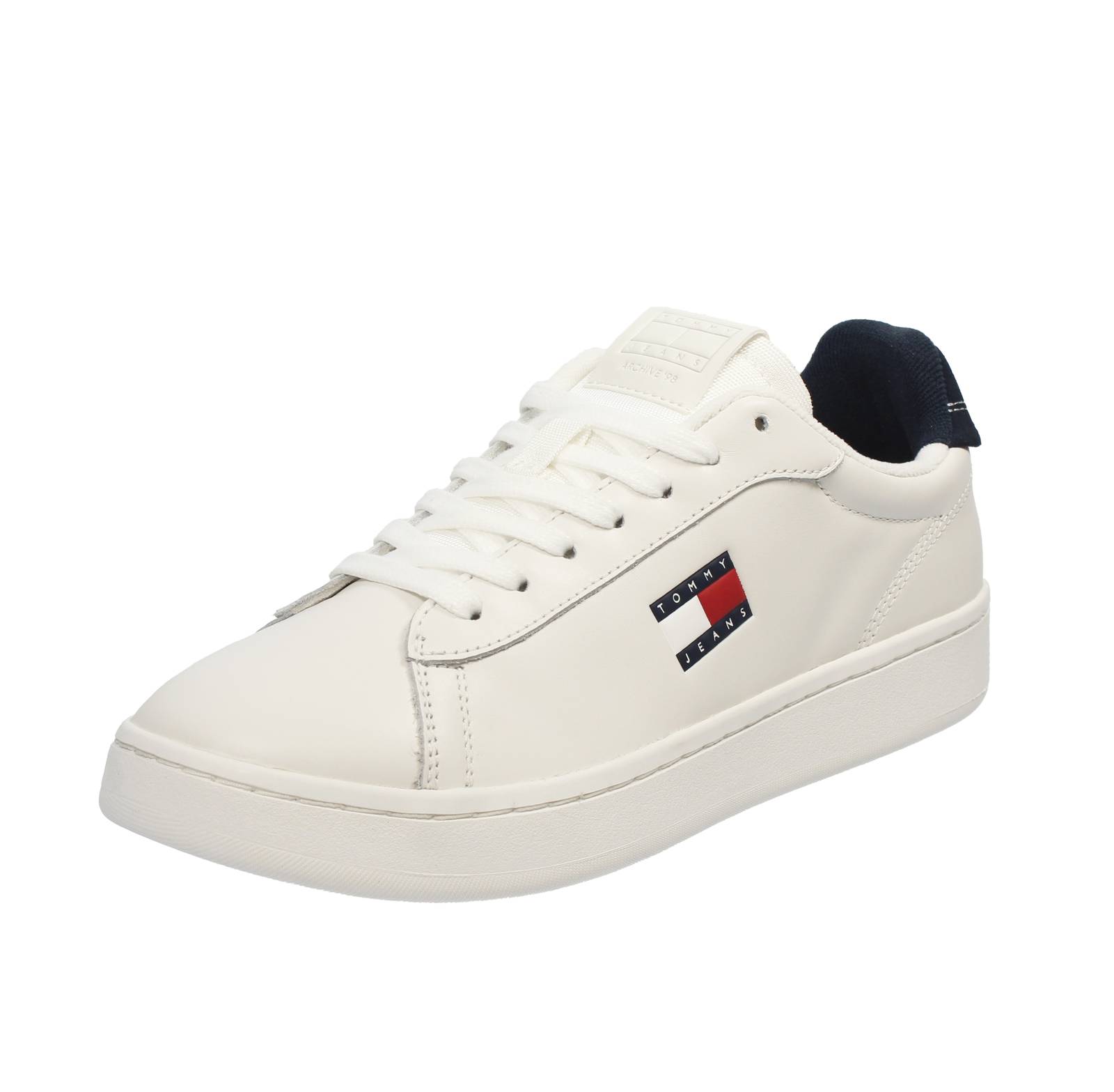 TOMMY HILFIGER Archive98 - Sneakers basses en cuir Homme blanc