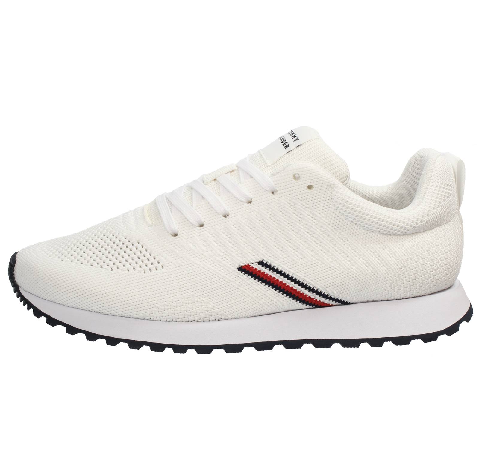 TOMMY HILFIGER New Runner - Low nylon sneakers Man white Photo 3