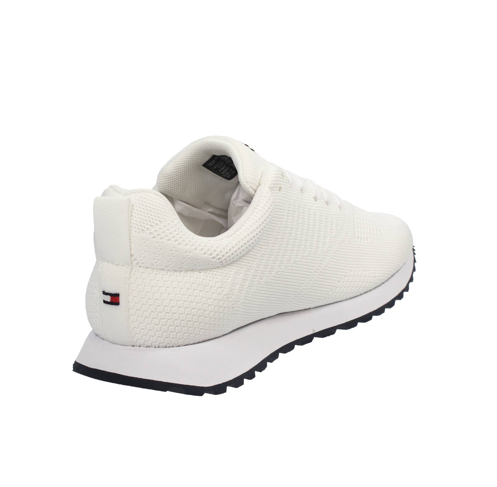 TOMMY HILFIGER New Runner - Low nylon sneakers Man white Photo 4
