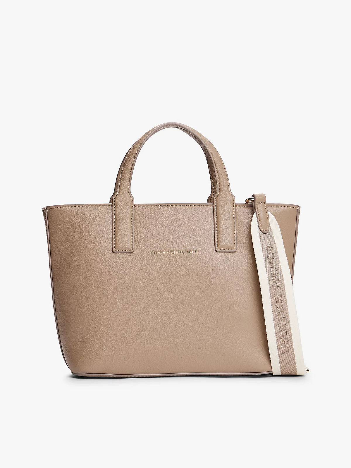 TOMMY HILFIGER Logotape Mini-Tasche Damen sandfarben