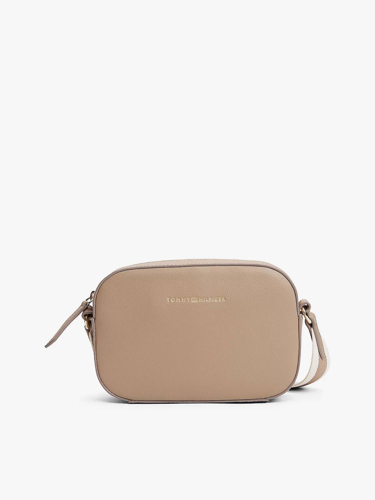 TOMMY HILFIGER Logotape Kameratasche Damen sandfarben