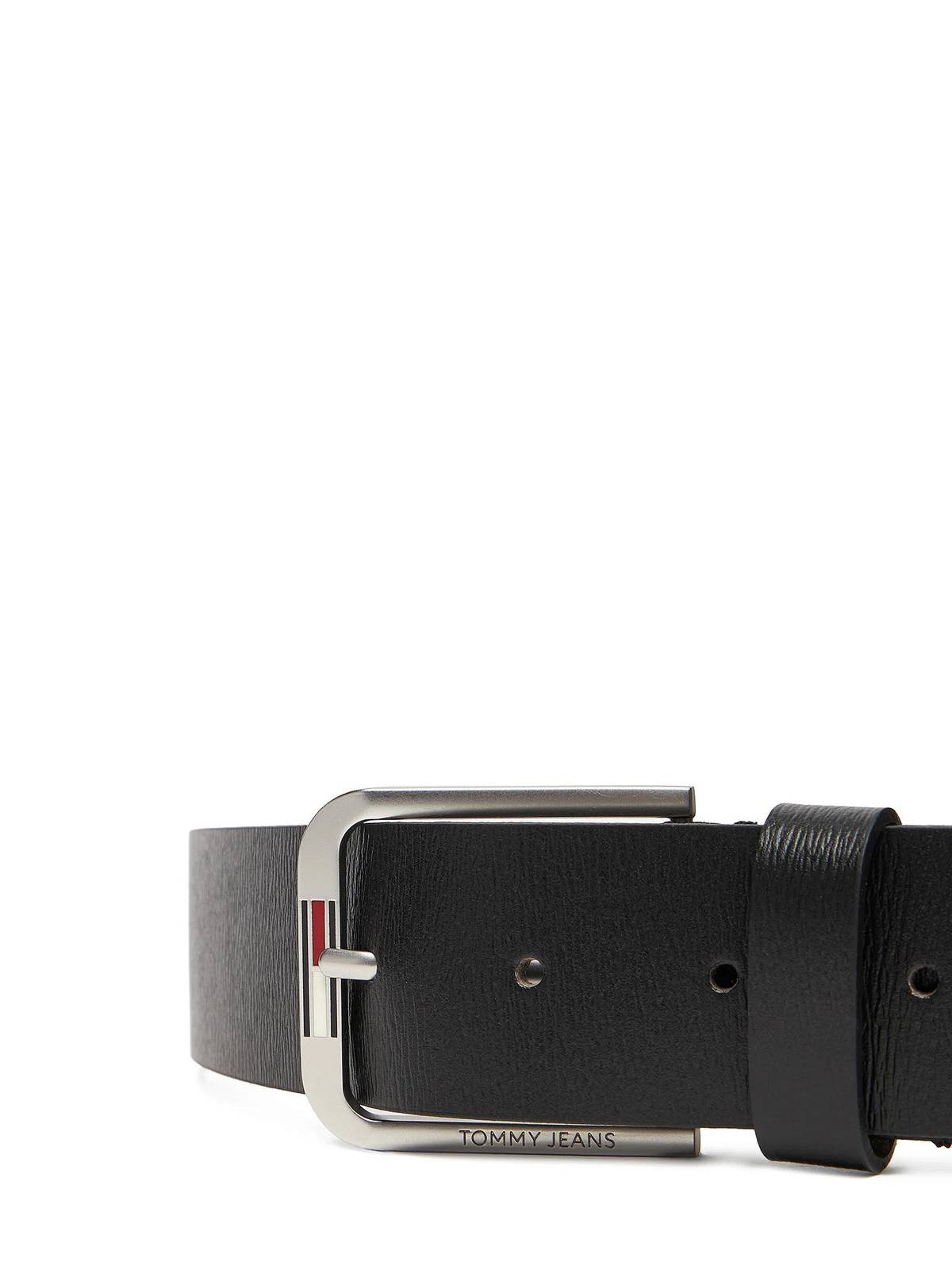 TOMMY HILFIGER austin belt distressed Man black Photo 3