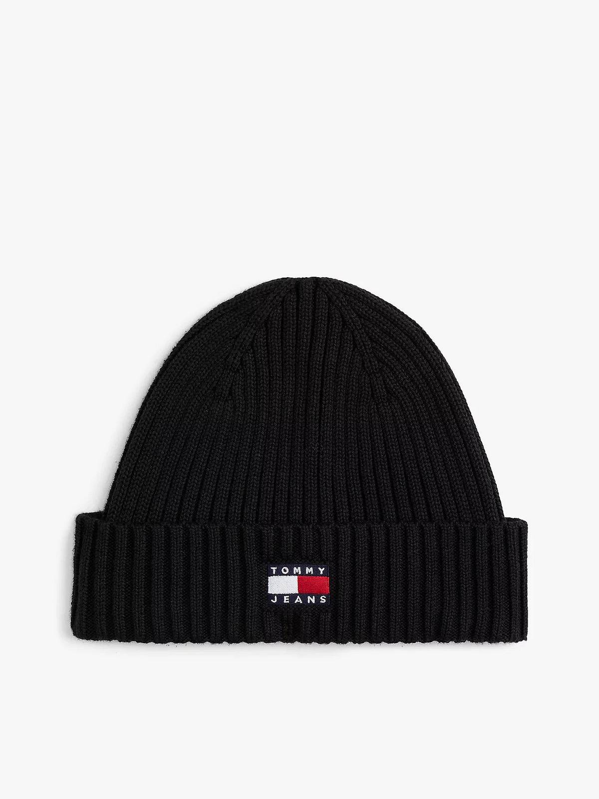 TOMMY HILFIGER Bonnet TH Heritage Homme noir Photo 1