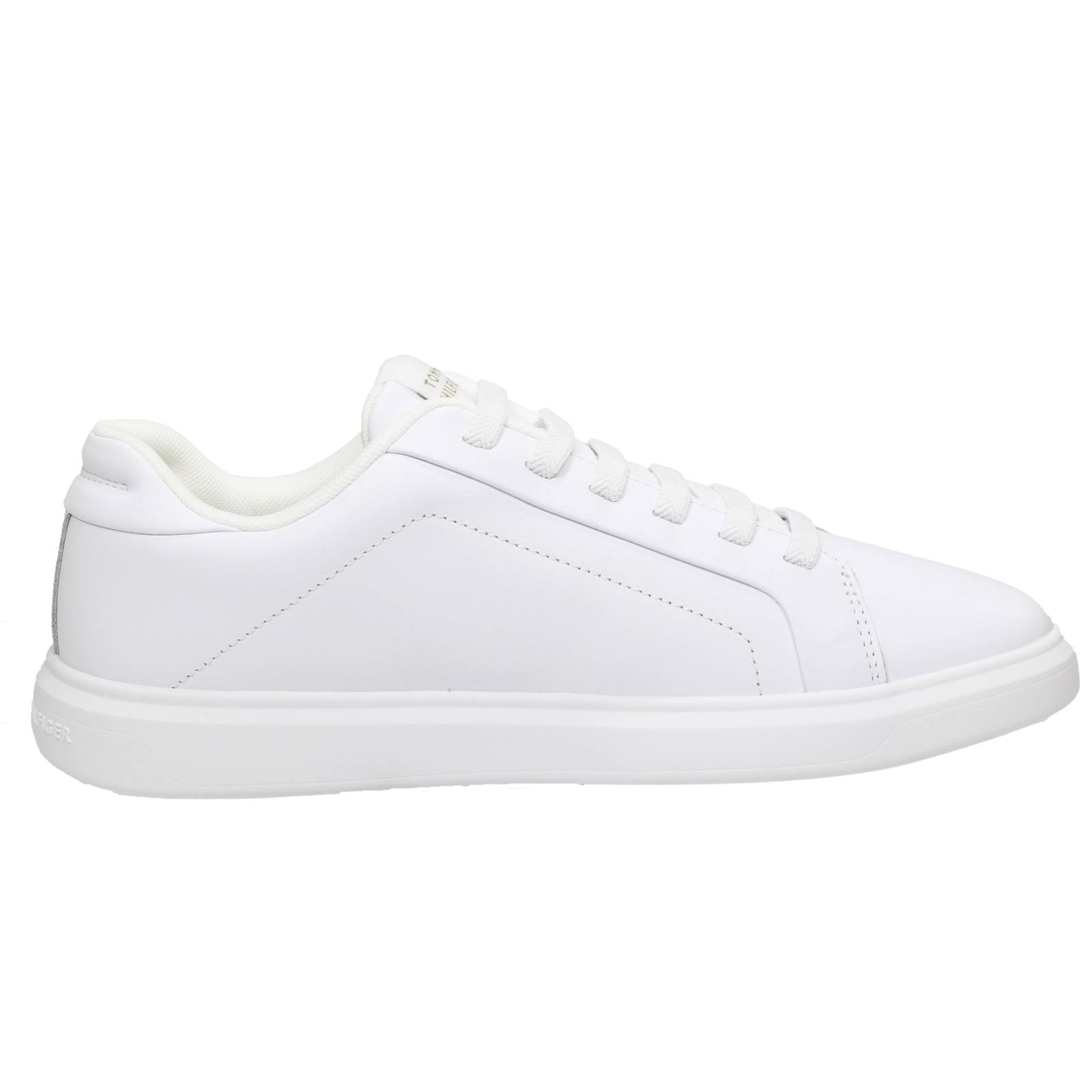 TOMMY HILFIGER Icon Court - Low Leather Sneakers Woman white Photo 2