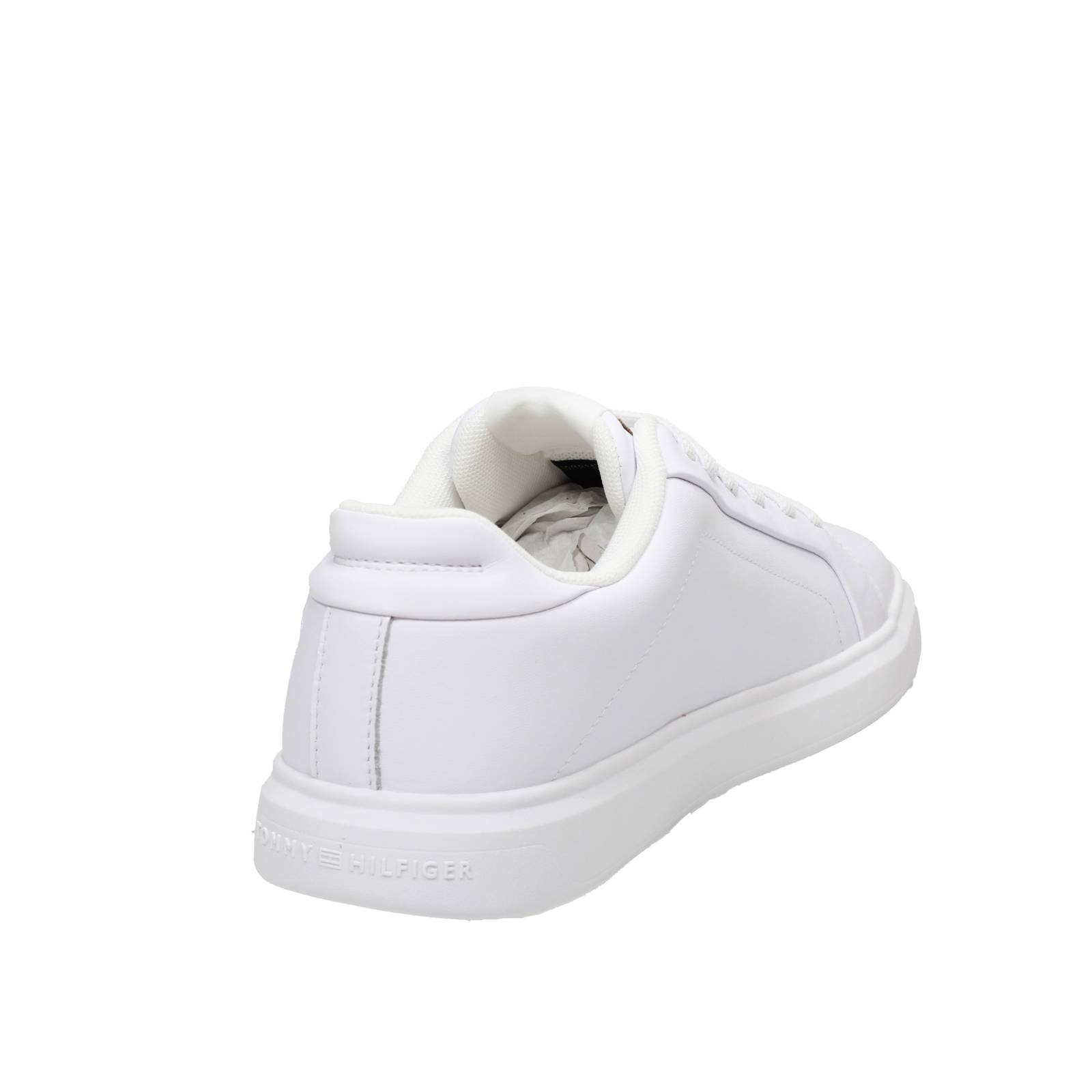 TOMMY HILFIGER Icon Court - Low Leather Sneakers Woman white Photo 4